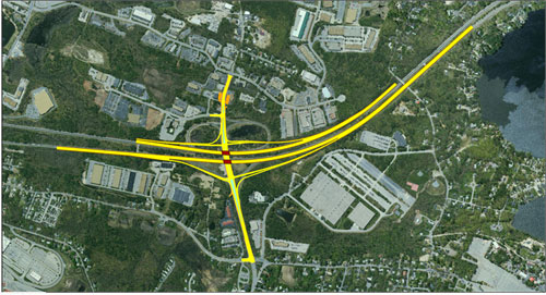 Exit 2 construction map