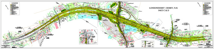 Exit 4 area construction map