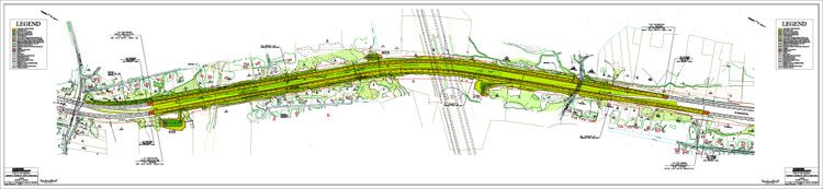 Exit 4 to 5 construction map
