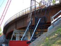 Cross Street Bridge Girders 05/30/08