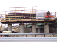 Cross Street Median Pier 03/12/08