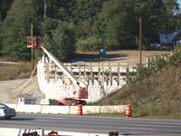 Cross Street Bridge - Cofferdam Abutment 09/18/07