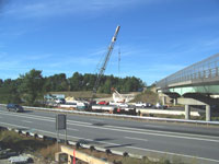 Cross Street Bridge - Cofferdam Work 09/18/07