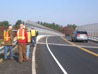 Cross Street Bridge Final Inspection 11/04/08
