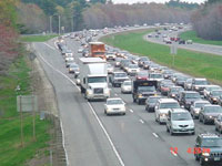 I-93 at Cross Street PM Traffic 10/03/06