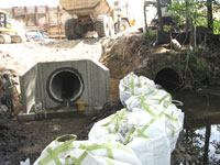 Concrete Pipe & Headwall Installation 08/31/09