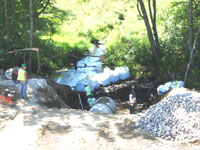 Pipe & Headwall Installation 08/31/09