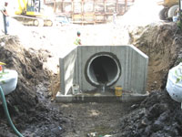 Pipe & Headwall Installation 08/31/09