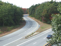 Southbound On Ramp mergin with I-93 Southbound 10/02/09