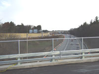 New Exit 1 Bridge Overlooking I-93 12/09/08