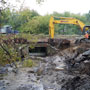 Southbound Box Culvert Extension Preparation 10/03/11