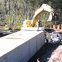 Southbound Box Culvert Extension Precast Installed 10/03/11