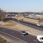 Exit 1 On and Off Ramps Mainline Lanes Looking North from Cross Street Bridge - 12/12