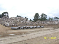 Exit 2 PNR - Bus Terminal - Excavation and Materials Staging 07/11/07