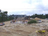 Exit 2 PNR - Bus Terminal - Site Preparation & Steel Structure Installation - 07/11/07