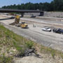 Excavation under Brookdale Road Bridge for Future Southbound I-93 - 08/13