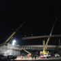 Setting of steel girders for southboundbridge - 05/14