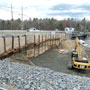 Lagging Cofferdam at West Abutment 05-02-11 05/02/11