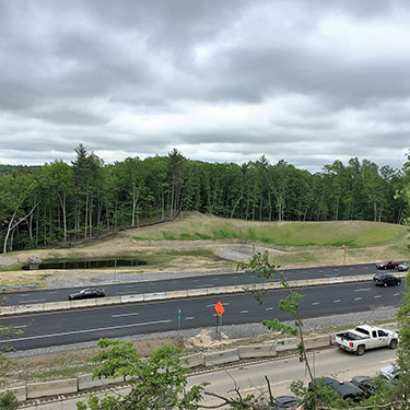 Complete drainage detention basin - 06/17