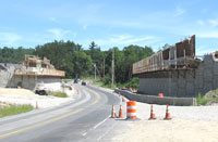 Abutment on Route 111A 08/27/09