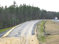 Southbound Off-Ramp at Fill 11/30/09