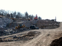 Grading and Moving Rock 02/09/10