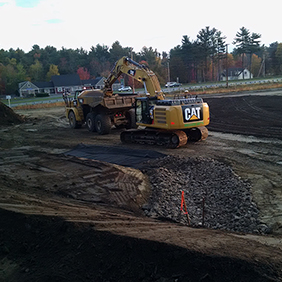 Preparation of Exit 3 Park and Ride area (this photo and work overlaps with 10418H) - 11/16