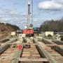 I-93NB over Stonehenge Rd, Old Deck Removed, facing North - 02/18