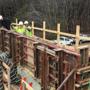 I-93SB over Stonehenge Rd, Happy Backwall Pour - 02/18