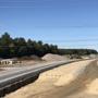 Nothbound widening with sand and crushed stone in place, view North - 10/17