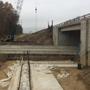 Southbound Stonehenge Road bridge, southern footing completed, facing North - 11/17