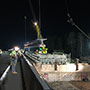 Stonehenge Rd Bridge beam setting - 08/17