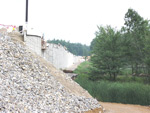 Behind NB On Ramp Abutment A Looking North 07/28/09