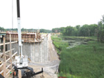 Top of NB On-Ramp Abutment A Looking North 07/28/09
