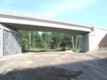 Under SB Off-Ramp Bridge looking West 07/28/09