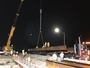 Unloading Bodwell Bridge Girder - 09/18