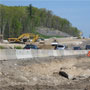View of Median Work Looking North - 05/12/2012