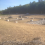 Completed detention basin - 06/14