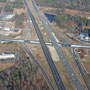 Aerial Photo of complete Exit 5 - looking north - 11/14