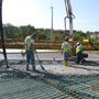 Bidwell machine used on concrete deck pour for Southbound bridge over NH 28 09/28/2011
