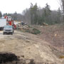 Clearing in Median at North End of Project 02/12/2012