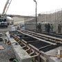 Concrete Pour for Footing of Southbound Bridge over Rec Trail 02/12/2012