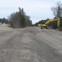 Construction of Northern Northbound Crossover - 04/10/2012