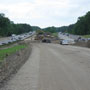 Construction of Southern Portion of Northbound Crossover - 06/06/2012